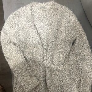 Cozy White Textured Women's Sweater